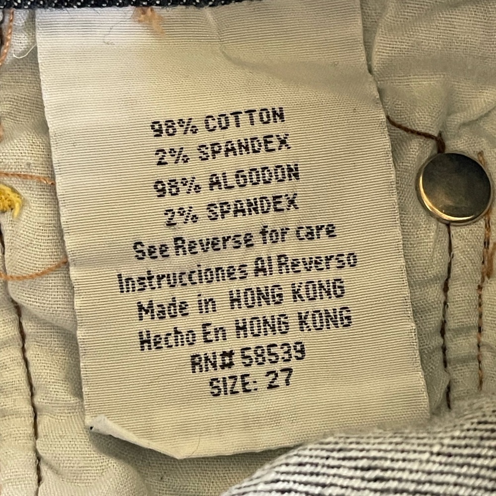 See Thru Soul Women's Blue Jeans Size 27 - Picture 6 of 11